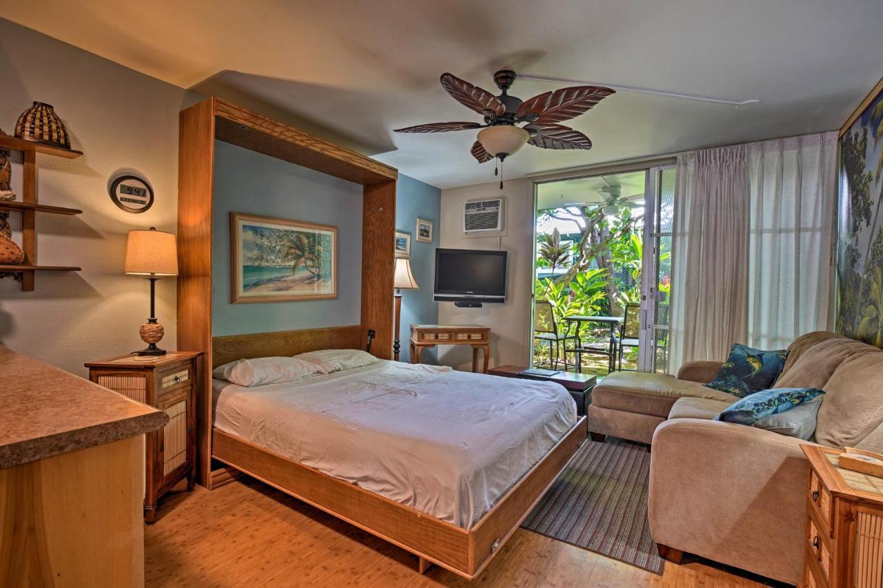 Appartement Kailua Studio With Pool Access And Garden Views! Extérieur photo